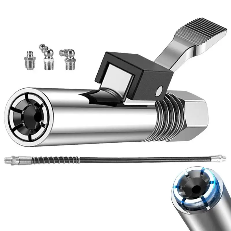 Grease Coupler 10000PSI NPTI/8 Oil Injection Nozzles Oil Pump Car Syringe Lubricant Tip Repair Accessories For M6 M8 M10 M12 M14
Grease Coupler 10000PSI NPTI/8 Oil Injection Nozzles Oil Pump Car Syringe Lubricant Tip Repair Accessories For M6 M8 M10 M12 M14