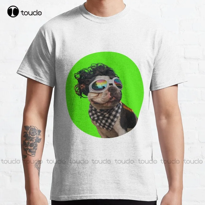 Handsome Dog With Wig Classic T-Shirt Hawaiian Shirts For Men Digital Printing Tee Shirt Outdoor Simple Vintag Casual T-Shirt
Handsome Dog With Wig Classic T-Shirt Hawaiian Shirts For Men Digital Printing Tee Shirt Outdoor Simple Vintag Casual T-Shirt