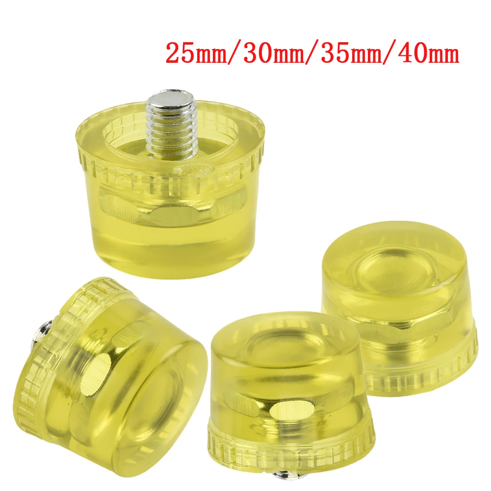 4Pcs Rubber Hammer Head Round Head Hammer Replacement Head With Mounting Screws Button Yellow 25/30/35/40mm Tool Parts
4Pcs Rubber Hammer Head Round Head Hammer Replacement Head With Mounting Screws Button Yellow 25/30/35/40mm Tool Parts