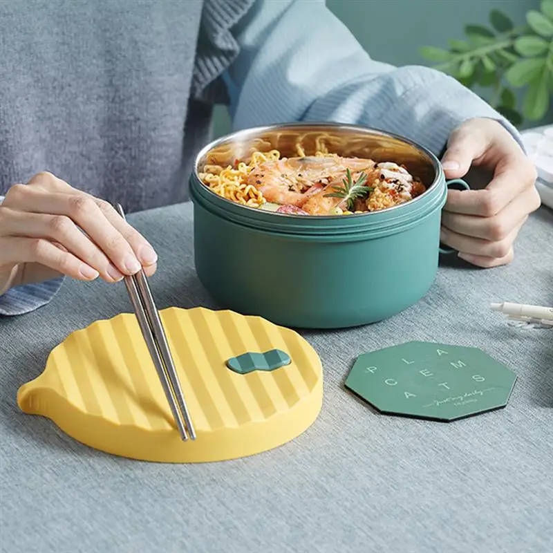 Instant Noodles Ramen Bowl Office Kitchen Lunch Supply Wear Resistant Food Tableware Bowls Lids Cute Stainless Steel Ramen Bowl
Instant Noodles Ramen Bowl Office Kitchen Lunch Supply Wear Resistant Food Tableware Bowls Lids Cute Stainless Steel Ramen Bowl