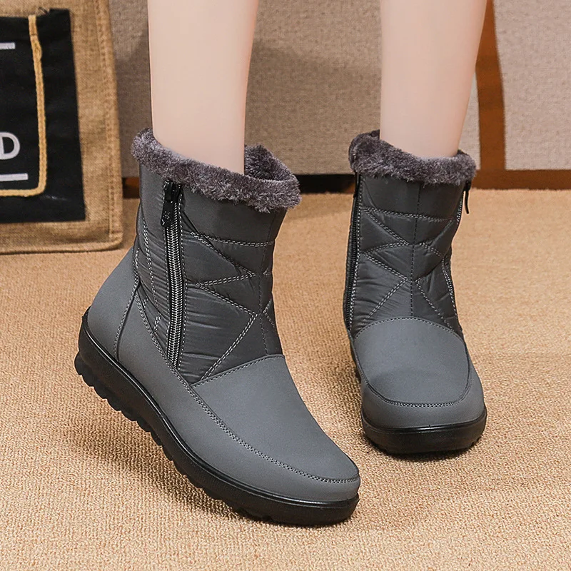 2023 Boots Women Snow Flat Boots Ladies Waterproof Shoes Woman Zipper Shoes For Women Fur Plush Botas Mujer Winter Woman Boots
2023 Boots Women Snow Flat Boots Ladies Waterproof Shoes Woman Zipper Shoes For Women Fur Plush Botas Mujer Winter Woman Boots
