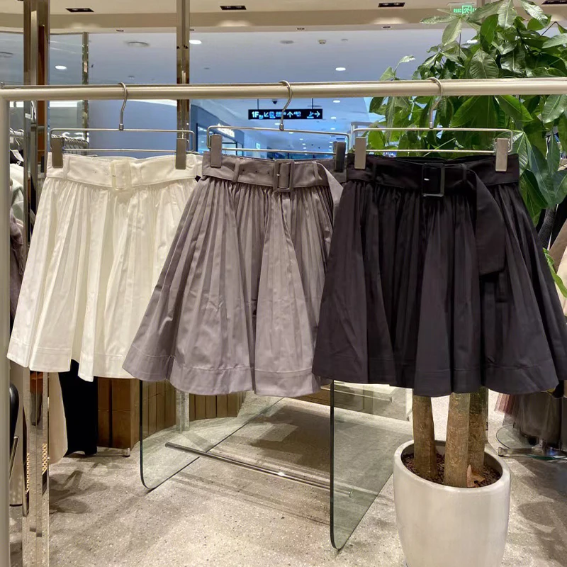 High Waist Lace Up Slim Waist Mini Skirt Japan Faldas Mujer Moda 2023 Autumn Winter Solid Color A-line Jupe with Belt
High Waist Lace Up Slim Waist Mini Skirt Japan Faldas Mujer Moda 2023 Autumn Winter Solid Color A-line Jupe with Belt