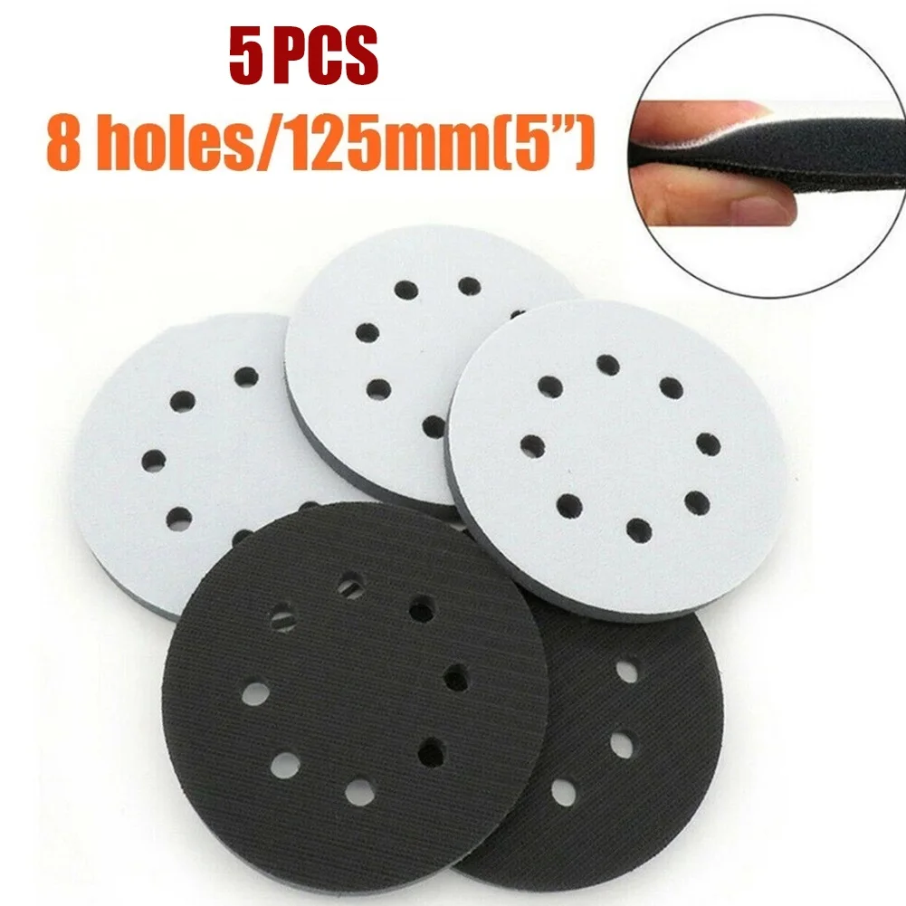 2PCS 5 Inch 125mm 8-Holes Soft Sponge Interface Pad Sanding Pads Backing Hook And Loop Sanding Discs
2PCS 5 Inch 125mm 8-Holes Soft Sponge Interface Pad Sanding Pads Backing Hook And Loop Sanding Discs