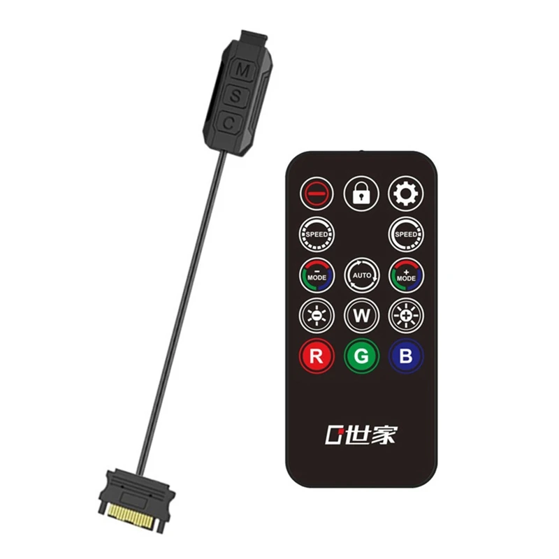 LC-S50 ARGB 5V 3PIN To SATA интерфейс Синхронизации контроллер светильник для компьютера чехол вентилятора
LC-S50 ARGB 5V 3PIN To SATA интерфейс Синхронизации контроллер светильник для компьютера чехол вентилятора