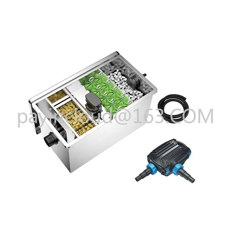 stainless steel garden fish pond filter filtration system UV water disinfection and purified water
stainless steel garden fish pond filter filtration system UV water disinfection and purified water