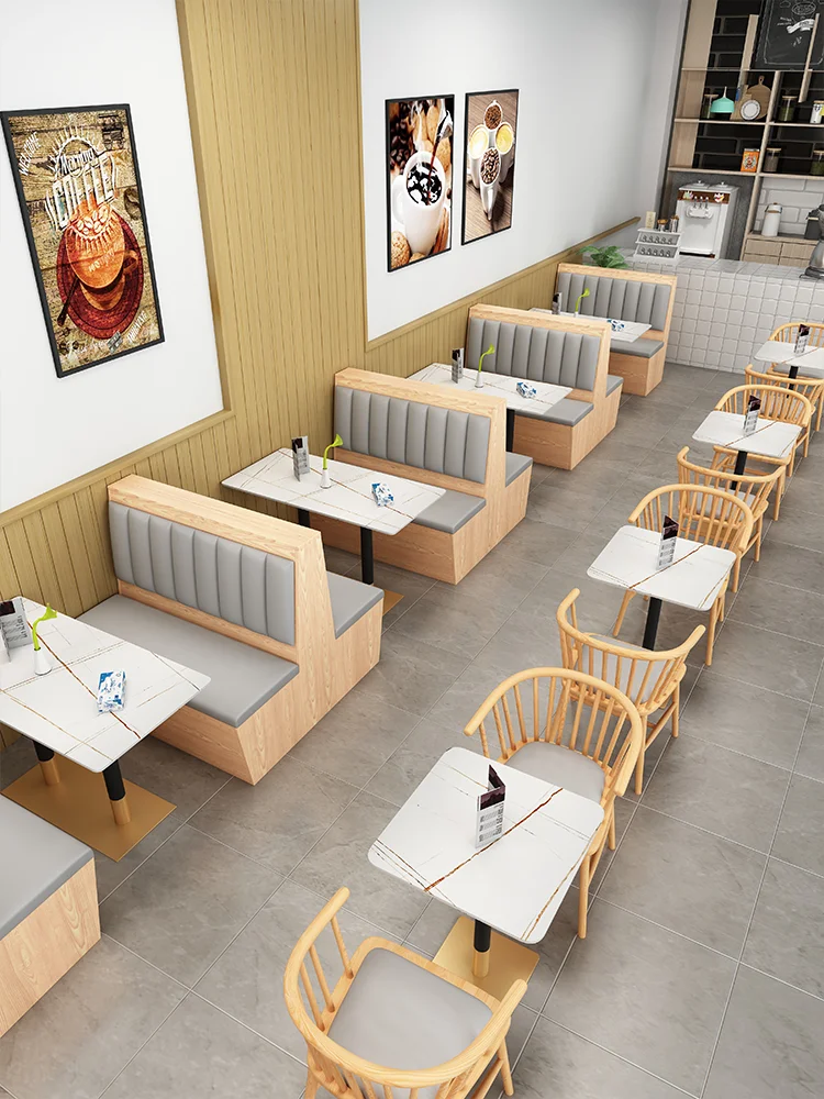 Custom dim sum tea restaurant early drink hotel storage booth sofa furniture solid wood fire pot of coffee business
Custom dim sum tea restaurant early drink hotel storage booth sofa furniture solid wood fire pot of coffee business