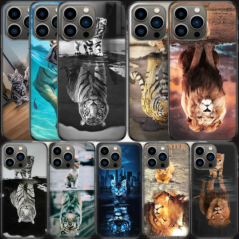 Lion Tiger king Clear Silicone Phone Case For Apple Iphone 13 12 Mini 11 14 Pro Max Cover SE 2020 X XS XR 8 7 6 6S Plus 5 5S She
Lion Tiger king Clear Silicone Phone Case For Apple Iphone 13 12 Mini 11 14 Pro Max Cover SE 2020 X XS XR 8 7 6 6S Plus 5 5S She