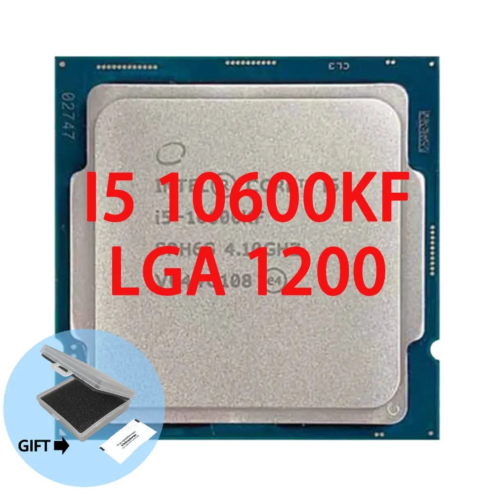 Intel Core i5 - 10600KF Comet Lake 6 Core Processor 4.1 GHz LGA 1200 125W Desktop
Intel Core i5 - 10600KF Comet Lake 6 Core Processor 4.1 GHz LGA 1200 125W Desktop