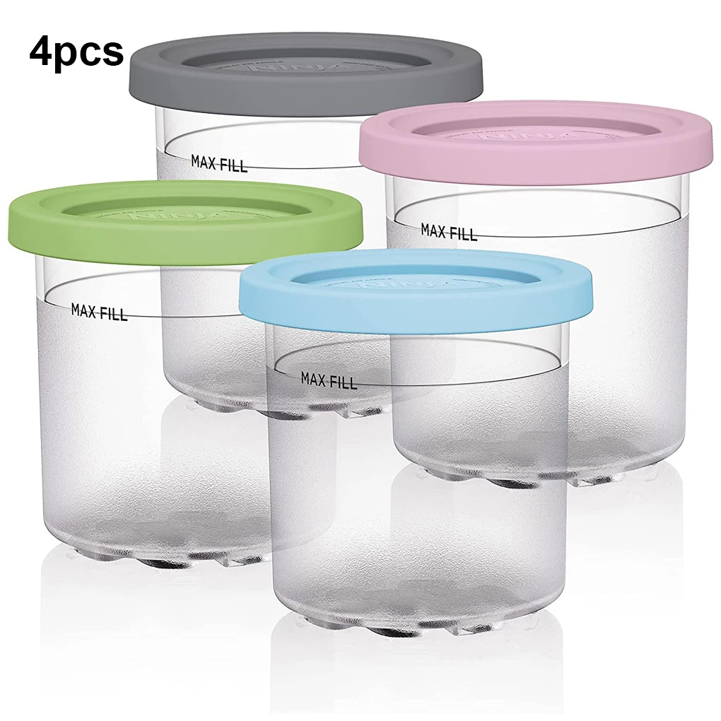 2/4Pcs Ice Cream Pints For Ninja XSKPLID2CD Pints Ice Cream Containers Cup Reusable Freezer Storage Tubs Homemade Ice Cream Bowl
2/4Pcs Ice Cream Pints For Ninja XSKPLID2CD Pints Ice Cream Containers Cup Reusable Freezer Storage Tubs Homemade Ice Cream Bowl