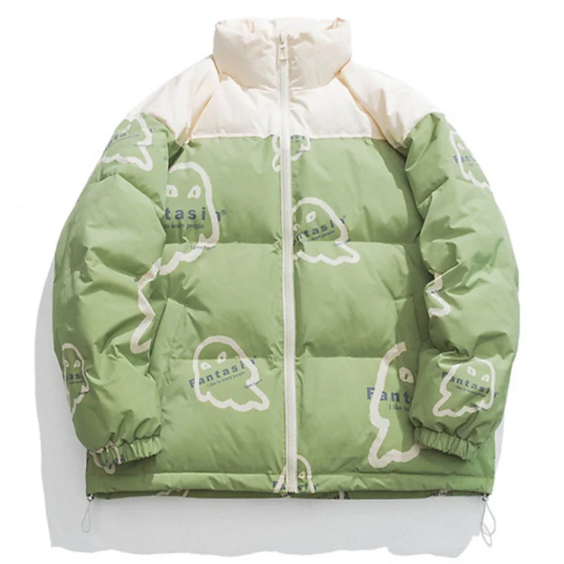 Thermal 2023 Winter Harajuku Streetwear Heavy Jacket Cartoon Ghost Printed Parka Men Windproof Thicken Puffer Padded Jackets
Thermal 2023 Winter Harajuku Streetwear Heavy Jacket Cartoon Ghost Printed Parka Men Windproof Thicken Puffer Padded Jackets
