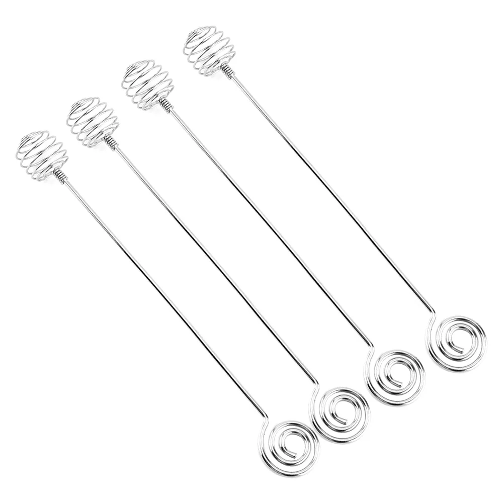 

Honey Spoon Sticks Swizzle Stick Dipper Mixing Stir Syrup Drink Spoons Stirring Forstirrer Server Stainless Steel Specialty