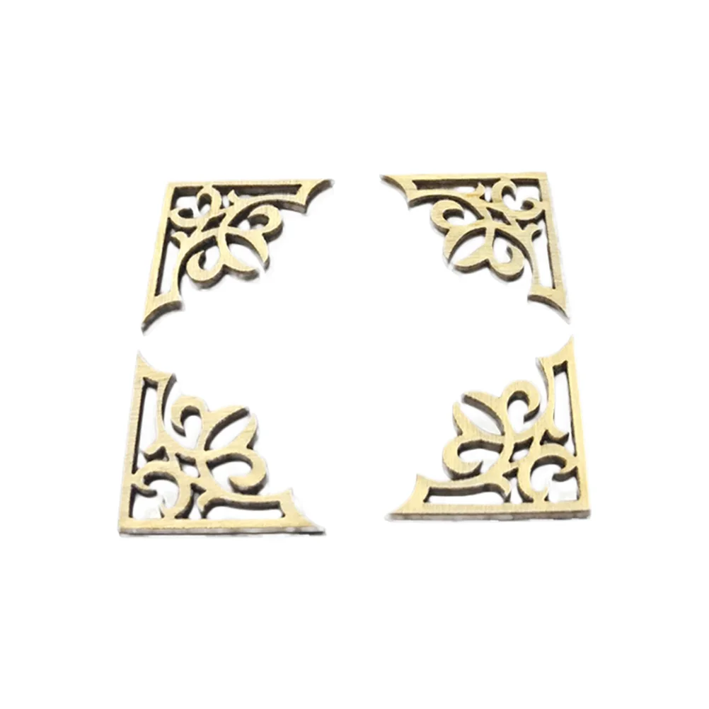 50pcs Wooden Corner Embellishments Wood Carved Corner Onlay Applique for DIY Craft Furniture Home Wedding Party Decoration 
50pcs Wooden Corner Embellishments Wood Carved Corner Onlay Applique for DIY Craft Furniture Home Wedding Party Decoration