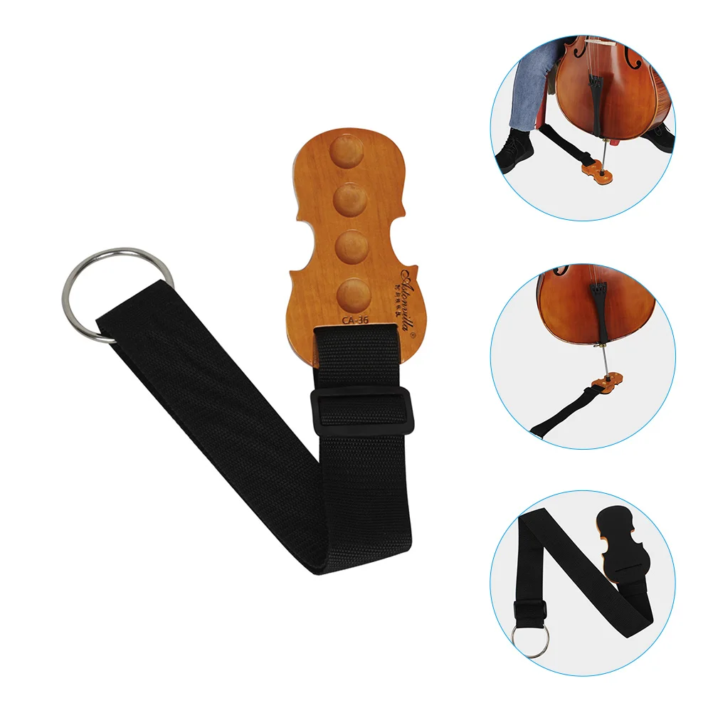 Cello Endpin Non Skid Strap Cello Stop Holder Endpin Wood Stopper with Adjustable Strap
Cello Endpin Non Skid Strap Cello Stop Holder Endpin Wood Stopper with Adjustable Strap