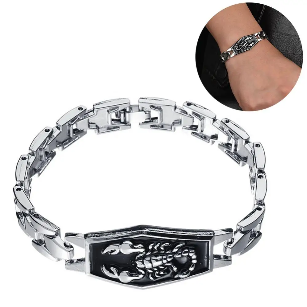 Dropshipping!!Men Scorpion Carved Charm Chain Bracelet Bangle Motorcycle Wristband Jewelry
Dropshipping!!Men Scorpion Carved Charm Chain Bracelet Bangle Motorcycle Wristband Jewelry