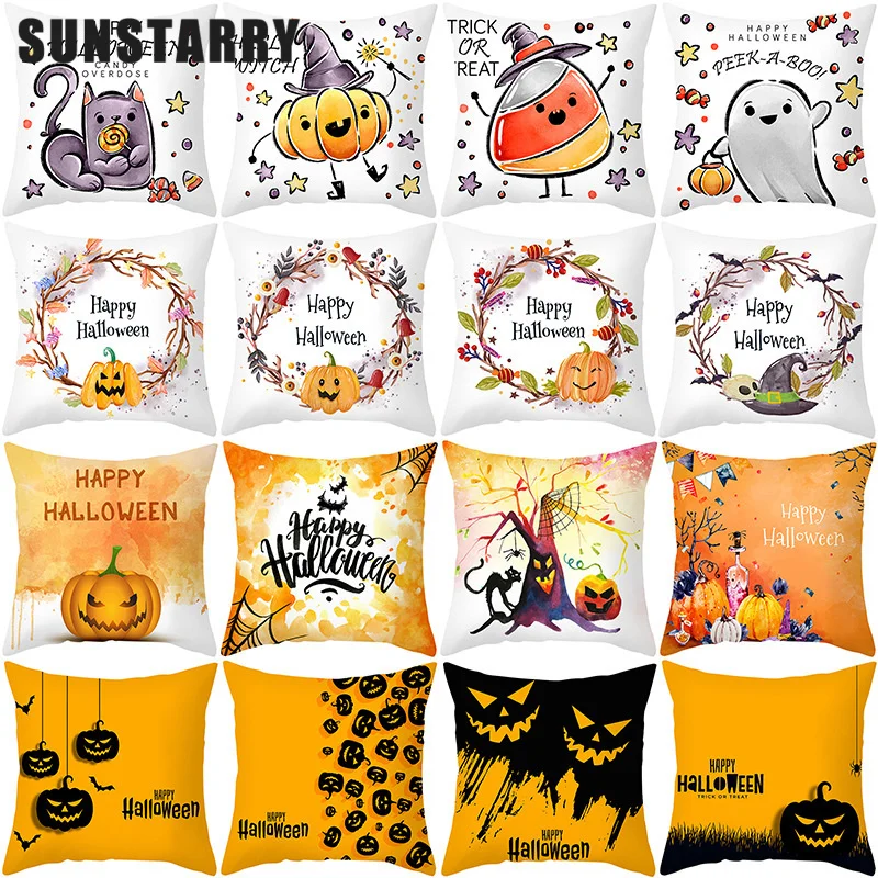 Halloween Decorative Throw Pillow Fall Harvest Easter Pumpkin Monster Cushion Cover 45x45cm Pillow Case For Car Sofa Bed Cojines
Halloween Decorative Throw Pillow Fall Harvest Easter Pumpkin Monster Cushion Cover 45x45cm Pillow Case For Car Sofa Bed Cojines