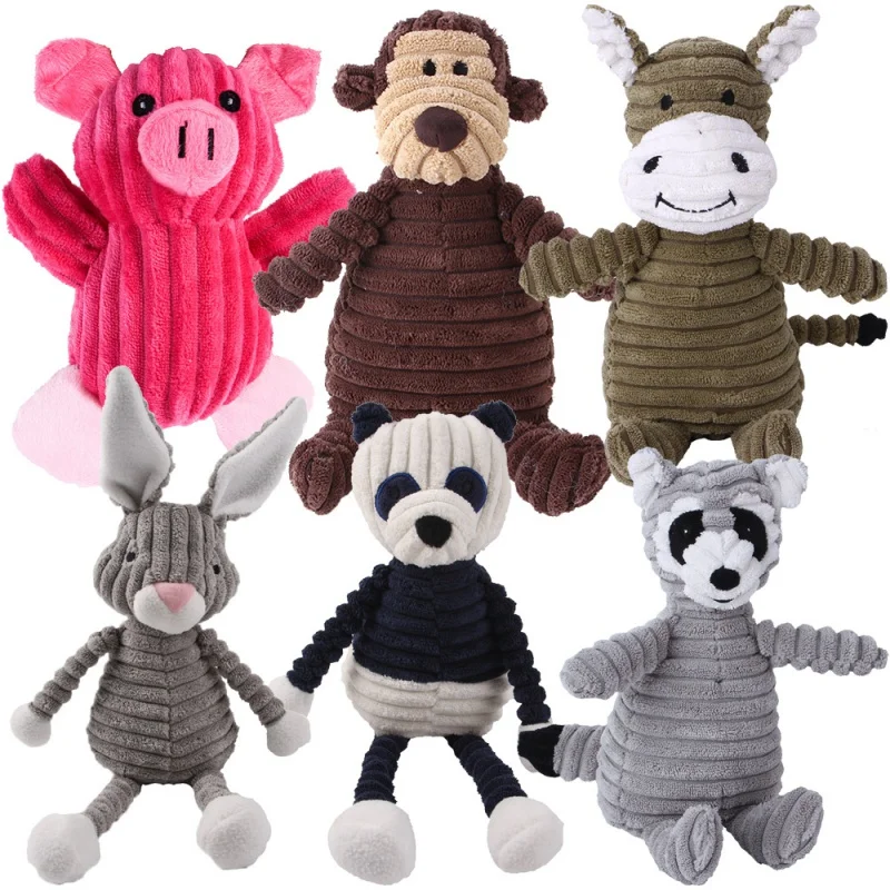 Fadou Dog's Teeth Grinding and Ventilation Training Corduroy Monkey Pig's Voice Plush
Fadou Dog's Teeth Grinding and Ventilation Training Corduroy Monkey Pig's Voice Plush