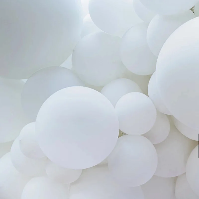 Pure White Balloons Wedding Decoration Kids Birthday Party Baby Shower Round Helium Latex Balloon Arch Garland 5/10/12/36inch
Pure White Balloons Wedding Decoration Kids Birthday Party Baby Shower Round Helium Latex Balloon Arch Garland 5/10/12/36inch