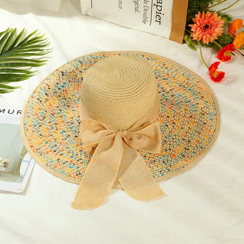 Cross-border manufacturer summer straw big bowknot straw brim hat female outdoor travel hundred ms leisure straw hatcomfortable
Cross-border manufacturer summer straw big bowknot straw brim hat female outdoor travel hundred ms leisure straw hatcomfortable