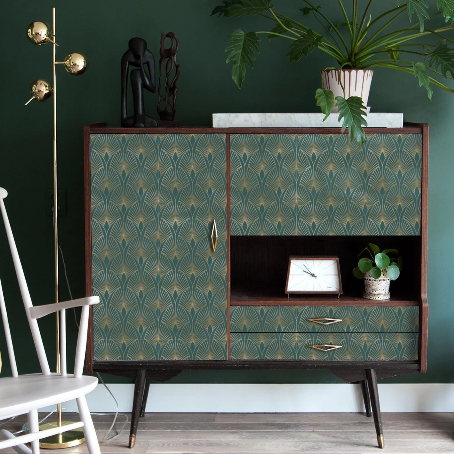 Funlife® Green Geometric Wall Stickers Furniture Stickers Wallpaper Waterproof Self-Adhesive Bedroom Living Room Home Decoration
Funlife® Green Geometric Wall Stickers Furniture Stickers Wallpaper Waterproof Self-Adhesive Bedroom Living Room Home Decoration