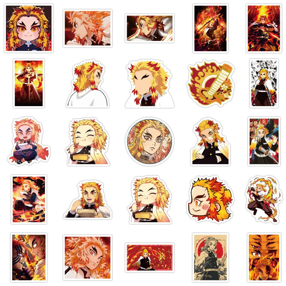 10/30/50pcs Japanese Anime Ghost Slayer Trolley Case Notebook Guitar Skateboard Computer Decorative Waterproof Sticker
10/30/50pcs Japanese Anime Ghost Slayer Trolley Case Notebook Guitar Skateboard Computer Decorative Waterproof Sticker
