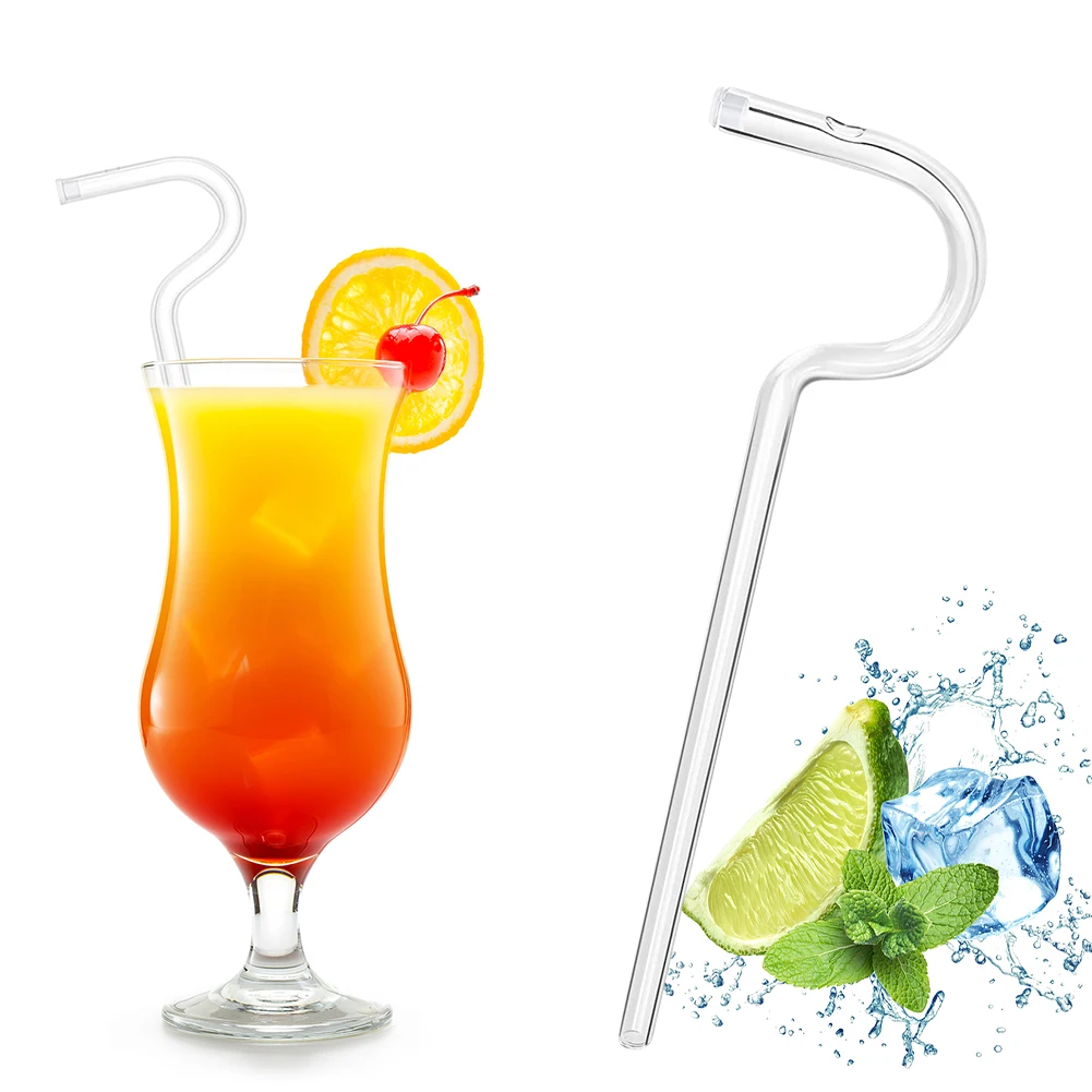 9.5 Inch Clear Glass Straws Reusable Drinking Straws Healthy Eco-friendly With Cleaning Brush For Smoothies Cocktails Bar Access
9.5 Inch Clear Glass Straws Reusable Drinking Straws Healthy Eco-friendly With Cleaning Brush For Smoothies Cocktails Bar Access