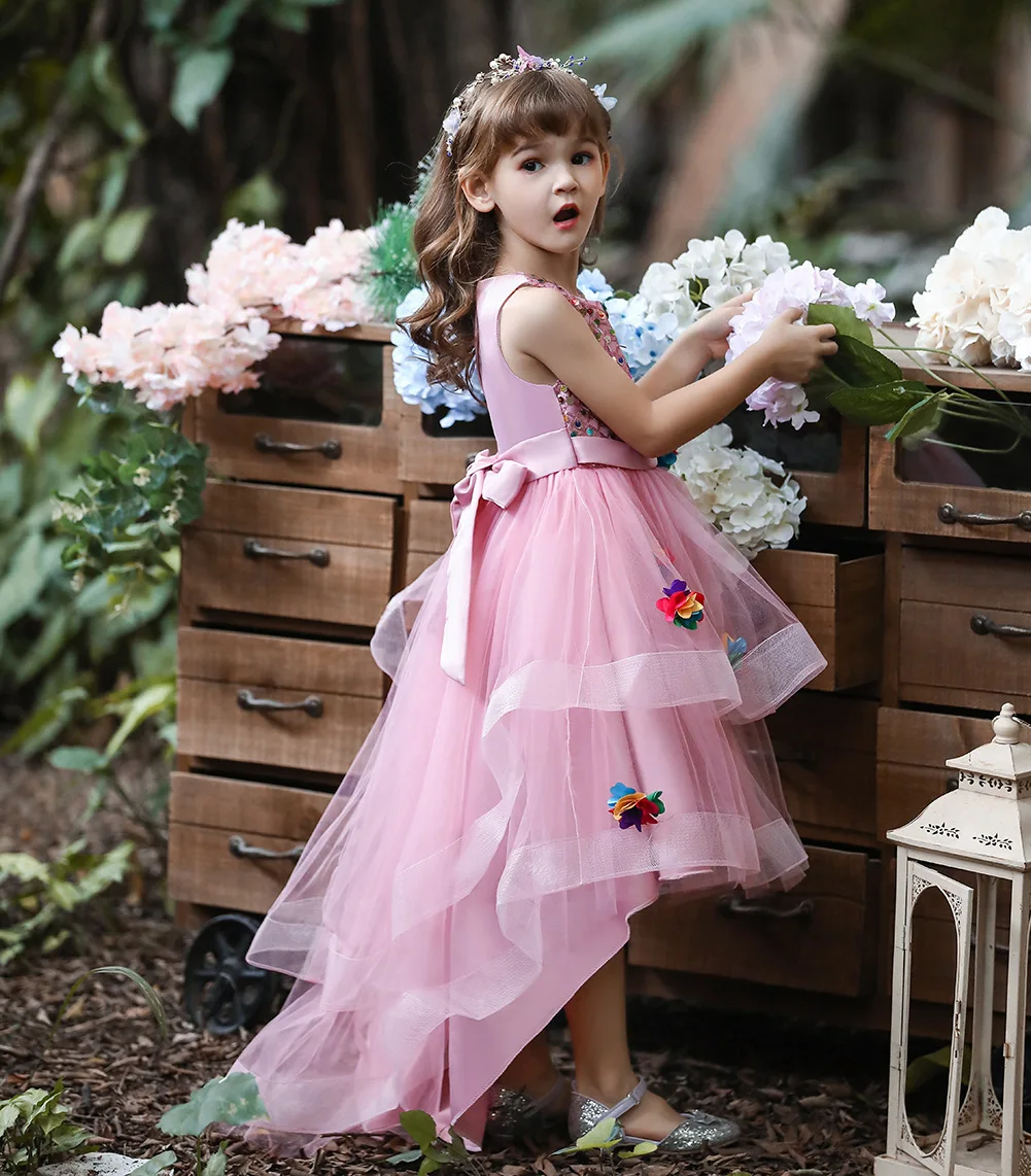 Summer Flower Girl Dress Kids Floral Lace Cake Dresses Girls Mesh Flower Vest Trailing Dress Piano Performance Clothes
Summer Flower Girl Dress Kids Floral Lace Cake Dresses Girls Mesh Flower Vest Trailing Dress Piano Performance Clothes