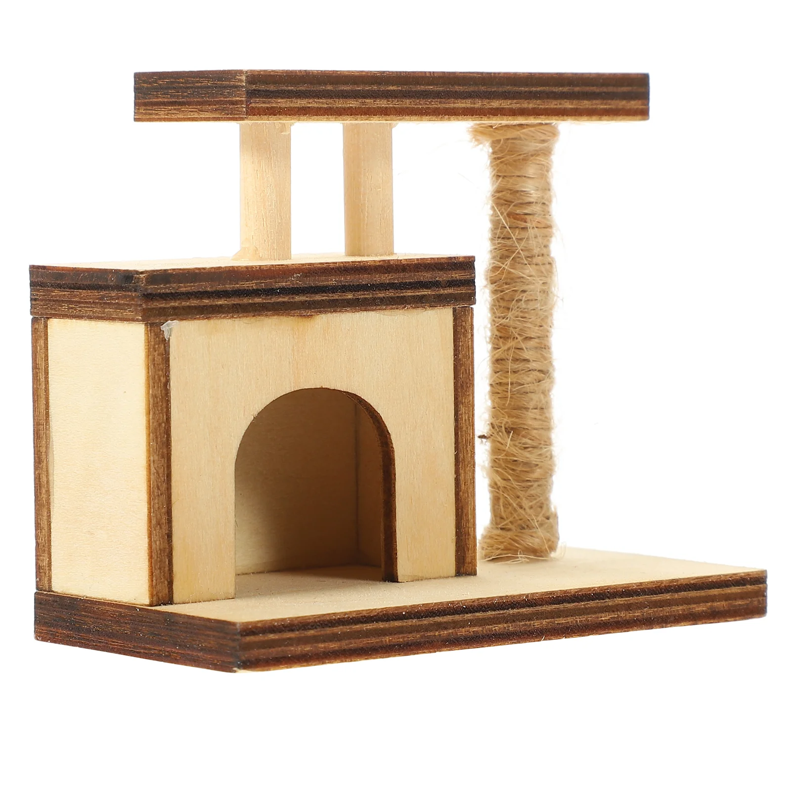 Mini House Cat Tree Model Accessories Miniature Climbing Tower Adornment Furniture Wooden Simulation Ornaments
Mini House Cat Tree Model Accessories Miniature Climbing Tower Adornment Furniture Wooden Simulation Ornaments