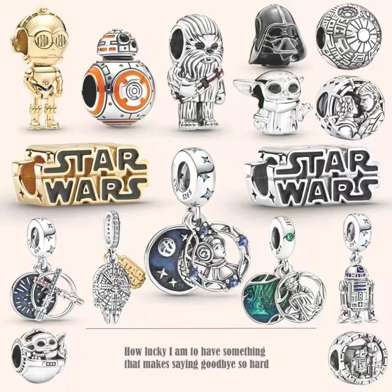 NEW HOT Sale 925 Sterling Silver Charms Beads Animal Charm Beads Wars Charms Fit Original Pandora Bracelet Jewelry for Women
NEW HOT Sale 925 Sterling Silver Charms Beads Animal Charm Beads Wars Charms Fit Original Pandora Bracelet Jewelry for Women