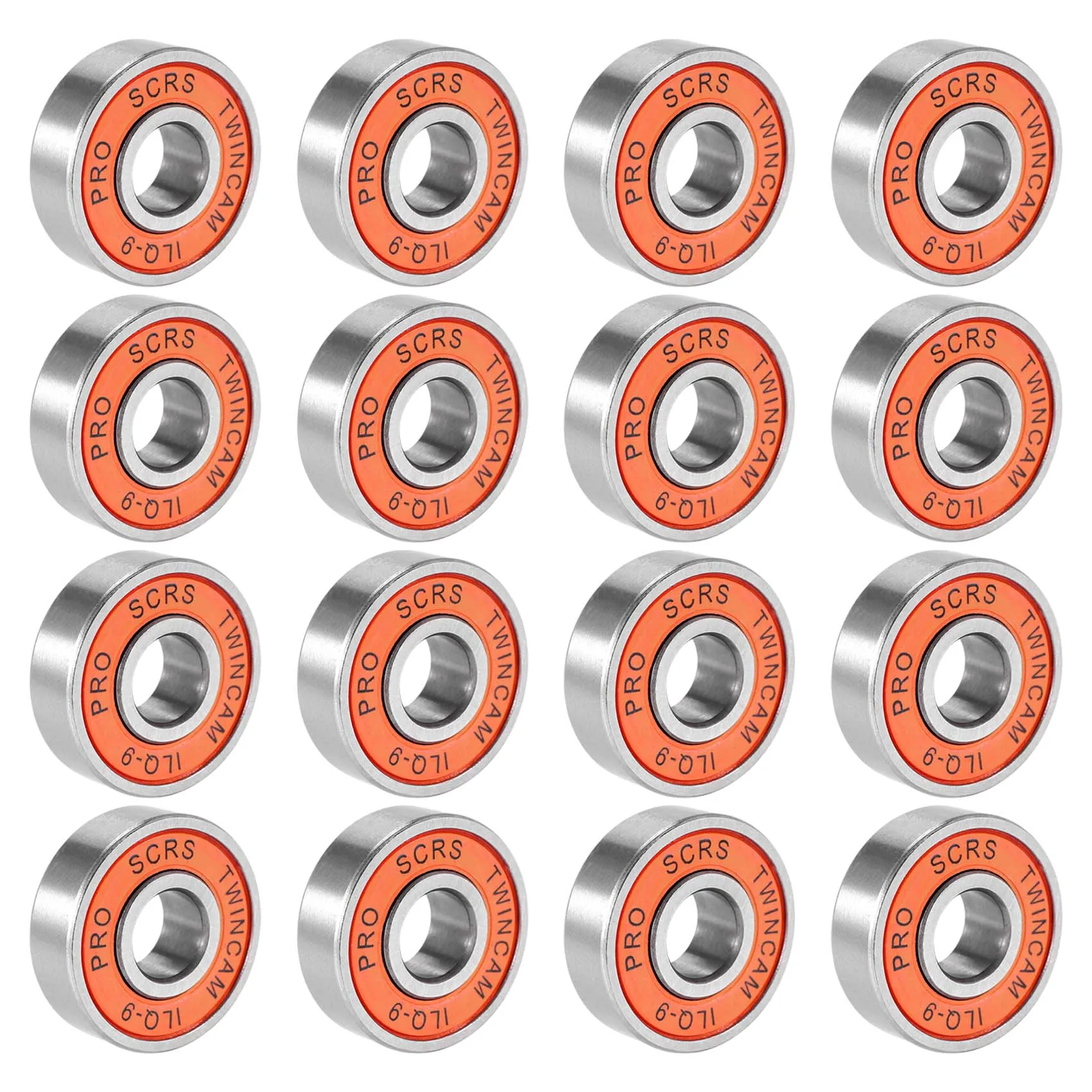 

16Pcs/Lot SKATING TWINCAM ILQ-9 608Zz Miniature Ball Radial Ball Bearings for Skate Board Shoes Accessories