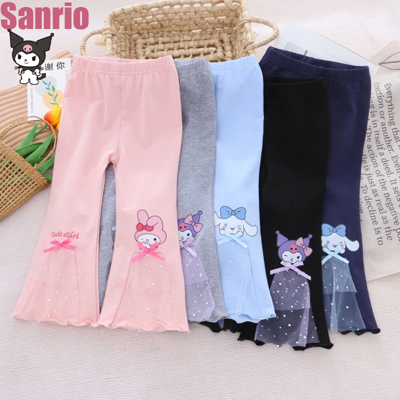 Sanrio Cinnamoroll Kuromi My Melody Kawaii Cartoon Children Pants Fall New Girls Flared Pants Casual Pants Students Cute Bottoms
Sanrio Cinnamoroll Kuromi My Melody Kawaii Cartoon Children Pants Fall New Girls Flared Pants Casual Pants Students Cute Bottoms