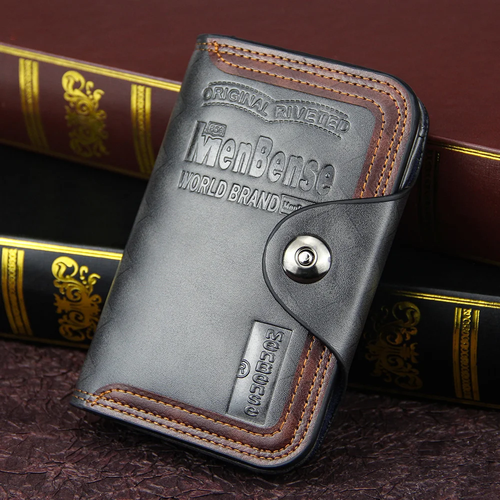 Vintage Men's Wallet Magnet Hook Three Fold Wallets For Man Made Of Natural Leather Compartment Purse Men Famous Brand
Vintage Men's Wallet Magnet Hook Three Fold Wallets For Man Made Of Natural Leather Compartment Purse Men Famous Brand