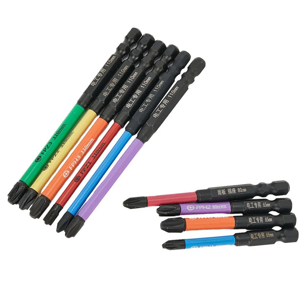 Magnetic Special Slotted Cross Screwdriver Bit For Electrician FPH FPZ 65-110mm Anti Non-slip WaterProof Impact Strong Bits Set
Magnetic Special Slotted Cross Screwdriver Bit For Electrician FPH FPZ 65-110mm Anti Non-slip WaterProof Impact Strong Bits Set