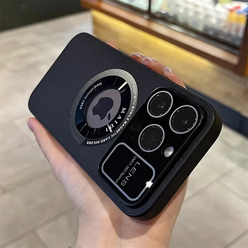 Luxury Magnetic Mobile Phone Case for Magsafe Wireless Charging iPhone 14 Plus 13 Pro Max 12 11 Case Full Protect Shell Cover
Luxury Magnetic Mobile Phone Case for Magsafe Wireless Charging iPhone 14 Plus 13 Pro Max 12 11 Case Full Protect Shell Cover