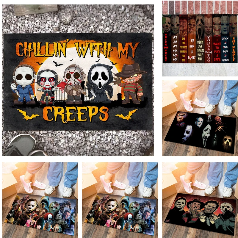 Halloween Decoration Welcome Entrance Doormat Home Design Horror Witch Indoor Kitchen Floor Mat Non-Slip Bathroom Mat Carpet
Halloween Decoration Welcome Entrance Doormat Home Design Horror Witch Indoor Kitchen Floor Mat Non-Slip Bathroom Mat Carpet
