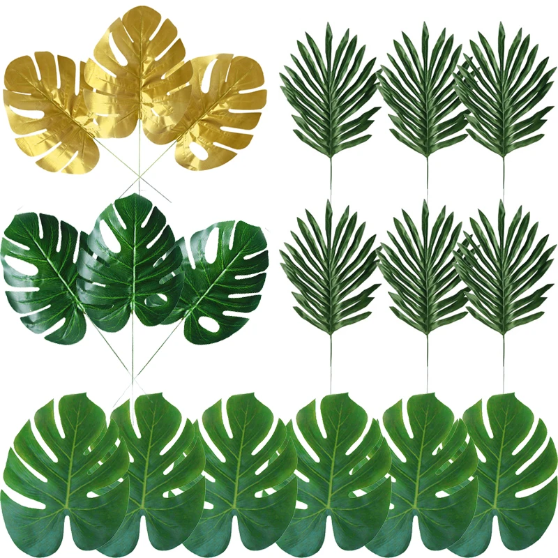 5-12pcs Artificial Gold Green Tropical Turtle Leaf Palm Tree Leaves Fake Silk Plant Home Hawaiian Luau Wedding Party table decor
5-12pcs Artificial Gold Green Tropical Turtle Leaf Palm Tree Leaves Fake Silk Plant Home Hawaiian Luau Wedding Party table decor