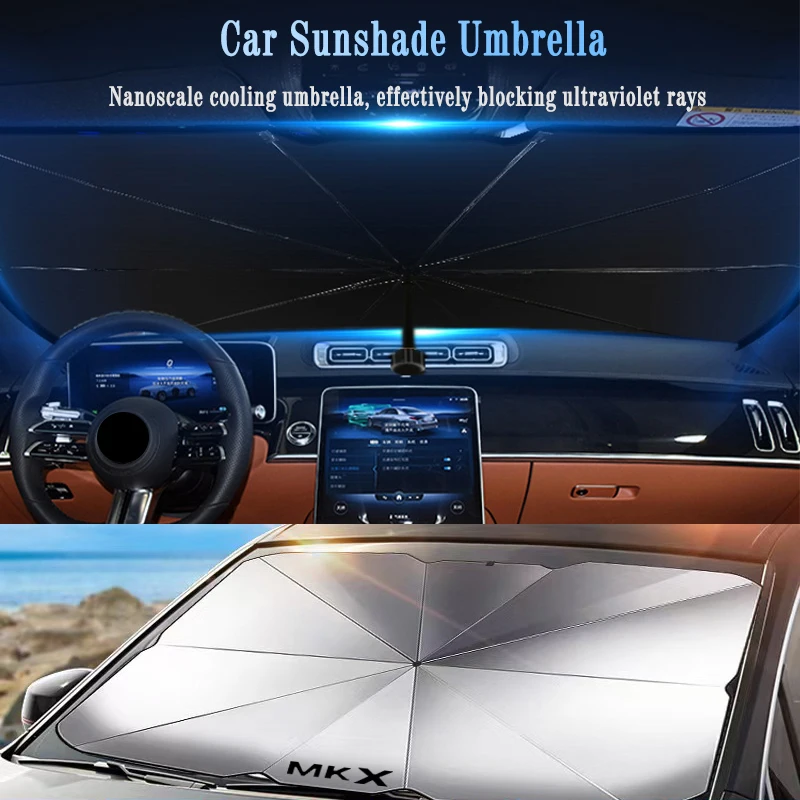 Car Sunshade Umbrella for Lincoln MKX Custom Logo Car Front Window Windshield Foldable Parasol Sunscreen Protection Accessories
Car Sunshade Umbrella for Lincoln MKX Custom Logo Car Front Window Windshield Foldable Parasol Sunscreen Protection Accessories