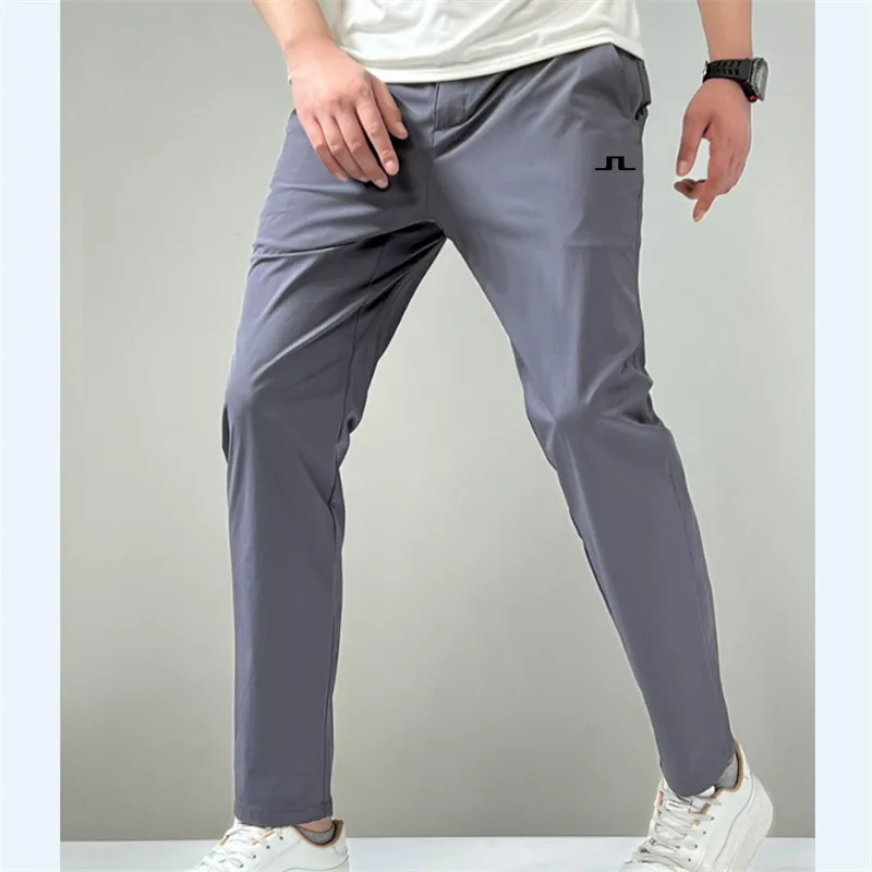 

Autumn Thin Golf wear Embroidery Pants Men Lightweight Moisture Wick Golf Wear For Men Trousers Quick Drying men's golf clothing