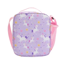 28GD Cute Unicorn Lunch Bag Cartoon Insulated Thermal Food Bag Lunchbox Picnic Supplies Cooler Bag for Kids Girl Boy