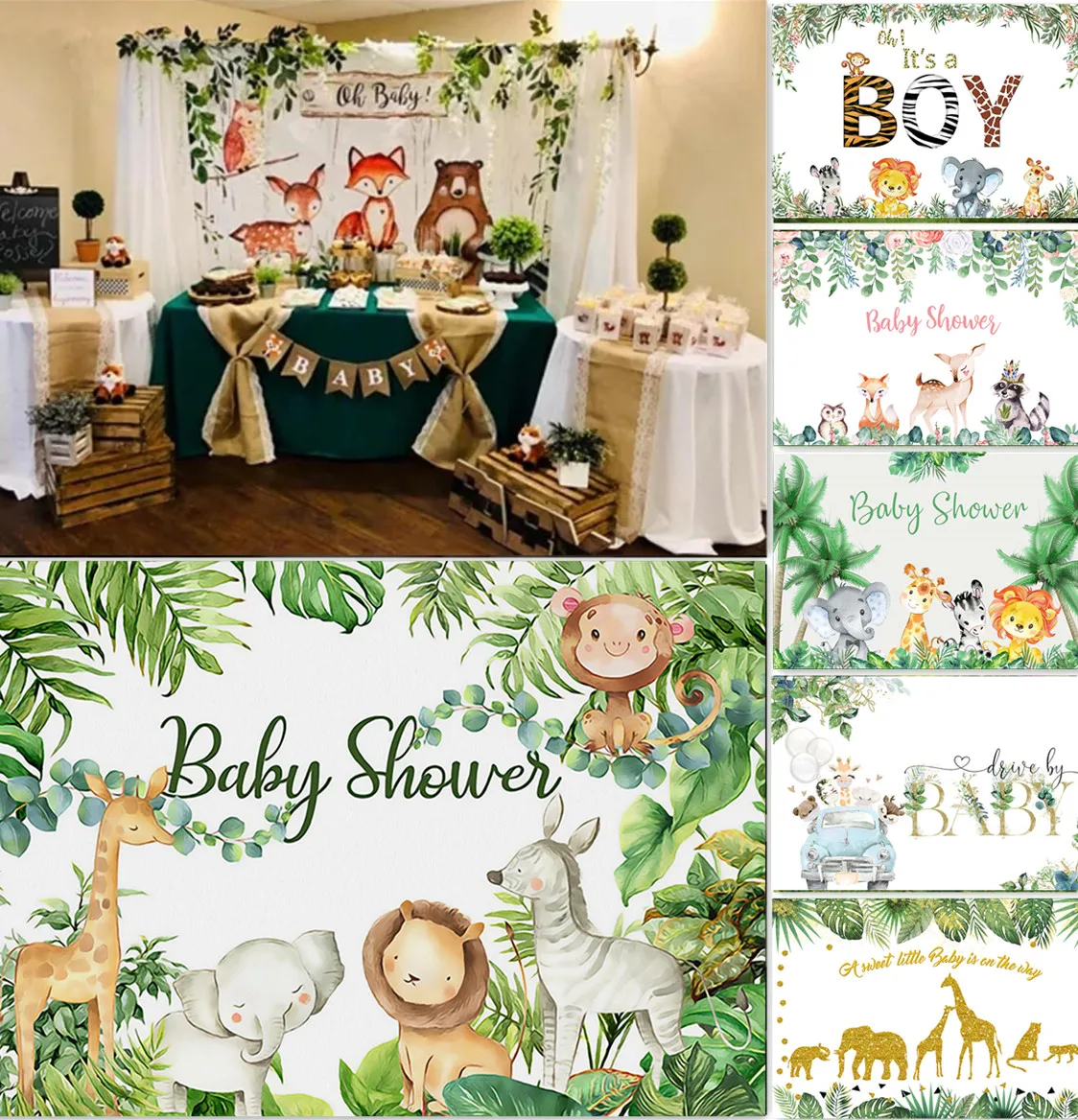 Фон для фотосъемки на день рождения с изображением джунглей животных леса один ребенок душ десерты стол Декор баннер торт разбивать фото фо...
Фон для фотосъемки на день рождения с изображением джунглей животных леса один ребенок душ десерты стол Декор баннер торт разбивать фото фо...