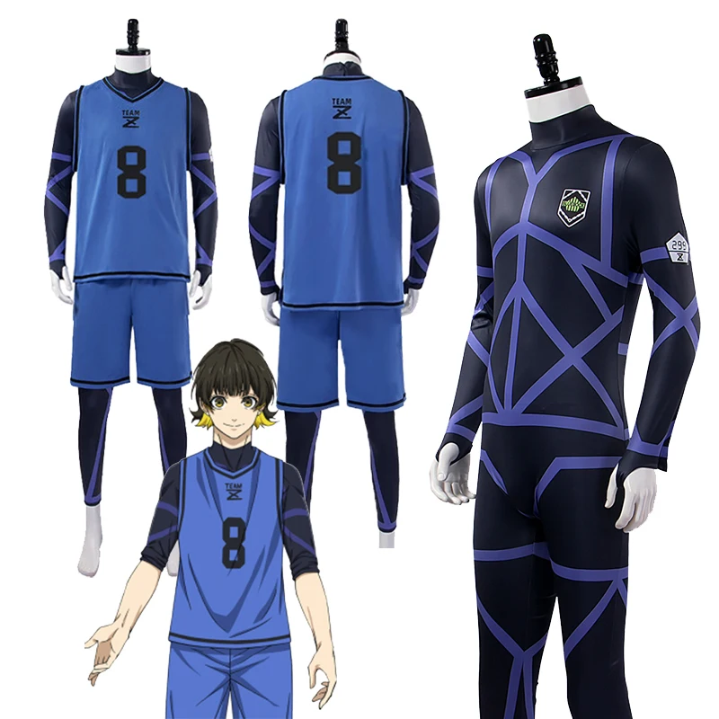 Костюм для косплея синего замка, парик для косплея исаги Йоичи мейгуру бахира хигигири ренсукэ кунигами, жилет и шорты
Костюм для косплея синего замка, парик для косплея исаги Йоичи мейгуру бахира хигигири ренсукэ кунигами, жилет и шорты