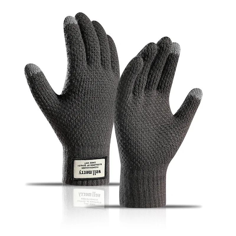 Winter Knitted Full Finger Gloves Men Women Outdoor Running Driving cycling Touch Screen Solid Woolen Thick High Quality Soft
Winter Knitted Full Finger Gloves Men Women Outdoor Running Driving cycling Touch Screen Solid Woolen Thick High Quality Soft