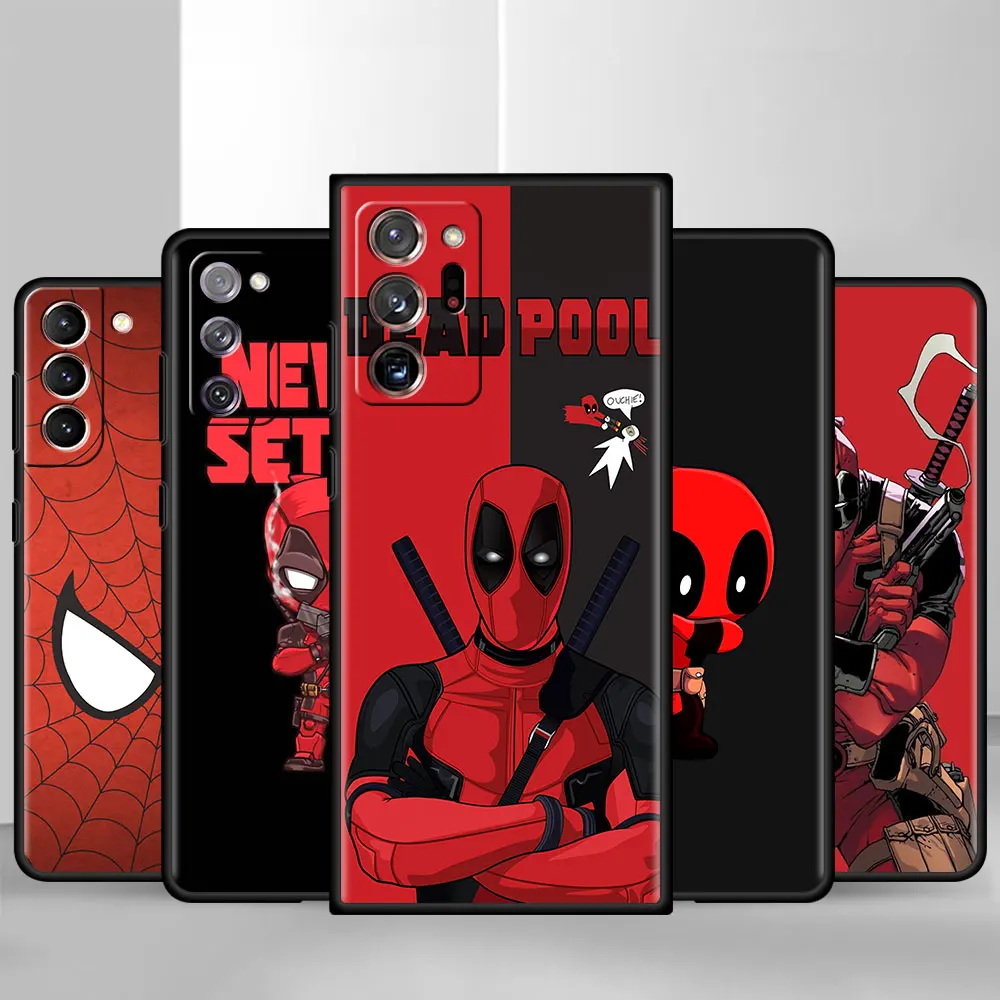 MARVEL Hero Deadpool Phone Case for Samsung Galaxy S20 FE S21 S10 S10e S9 S8 Plus S7 Edge Quakeproof Funda Soft Cover
MARVEL Hero Deadpool Phone Case for Samsung Galaxy S20 FE S21 S10 S10e S9 S8 Plus S7 Edge Quakeproof Funda Soft Cover