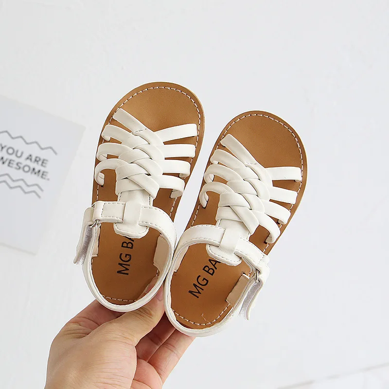 Unisex 2022 Vintage Kids Shoes for Girl Sandals Roman Style Kids Sandals Boys Black White Brown Summer Beach Shoe Student Nice
Unisex 2022 Vintage Kids Shoes for Girl Sandals Roman Style Kids Sandals Boys Black White Brown Summer Beach Shoe Student Nice