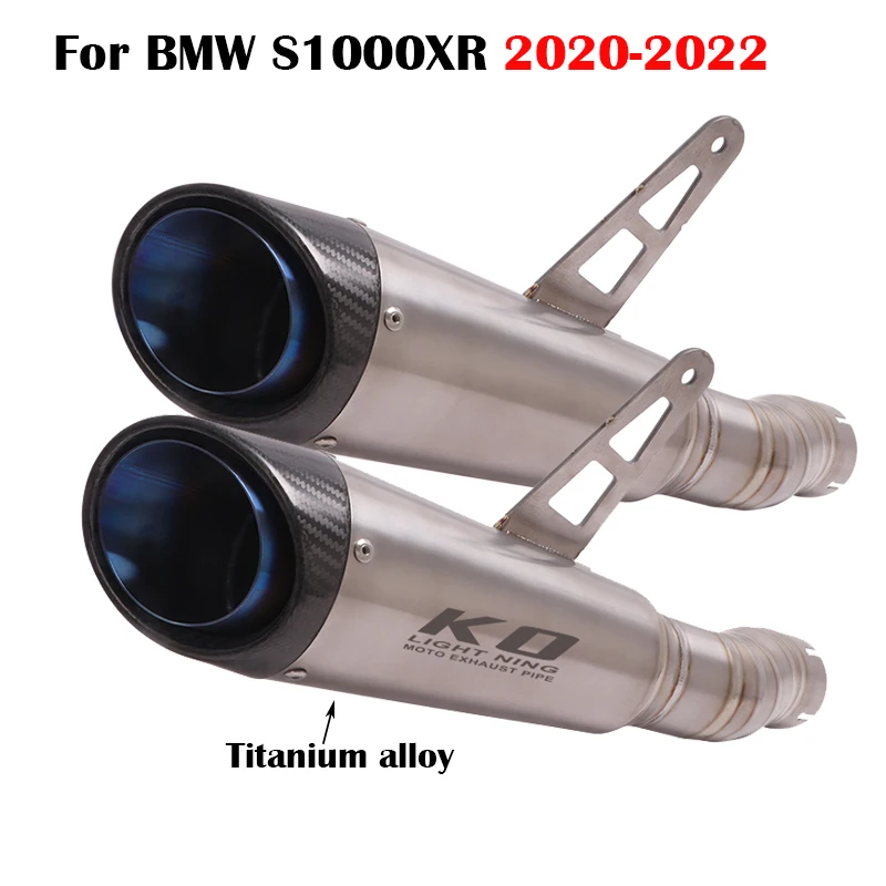 Titanium Alloy Exhaust System Slip On Motorcycle Muffler Tail Pipe Tip 51mm Middle Connect Link Tube For BMW S1000XR 2020-2022
Titanium Alloy Exhaust System Slip On Motorcycle Muffler Tail Pipe Tip 51mm Middle Connect Link Tube For BMW S1000XR 2020-2022