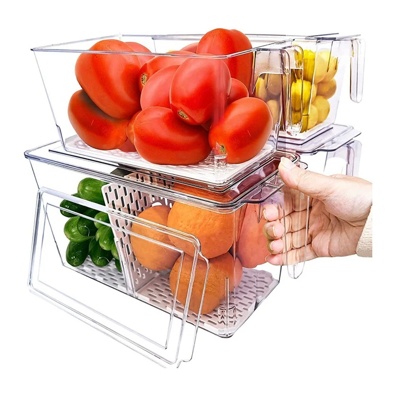 Small Sized Refrigerator Organizer Bins Large Sized Refrigerator Organizer Bins With Handles 4 Pack
Small Sized Refrigerator Organizer Bins Large Sized Refrigerator Organizer Bins With Handles 4 Pack