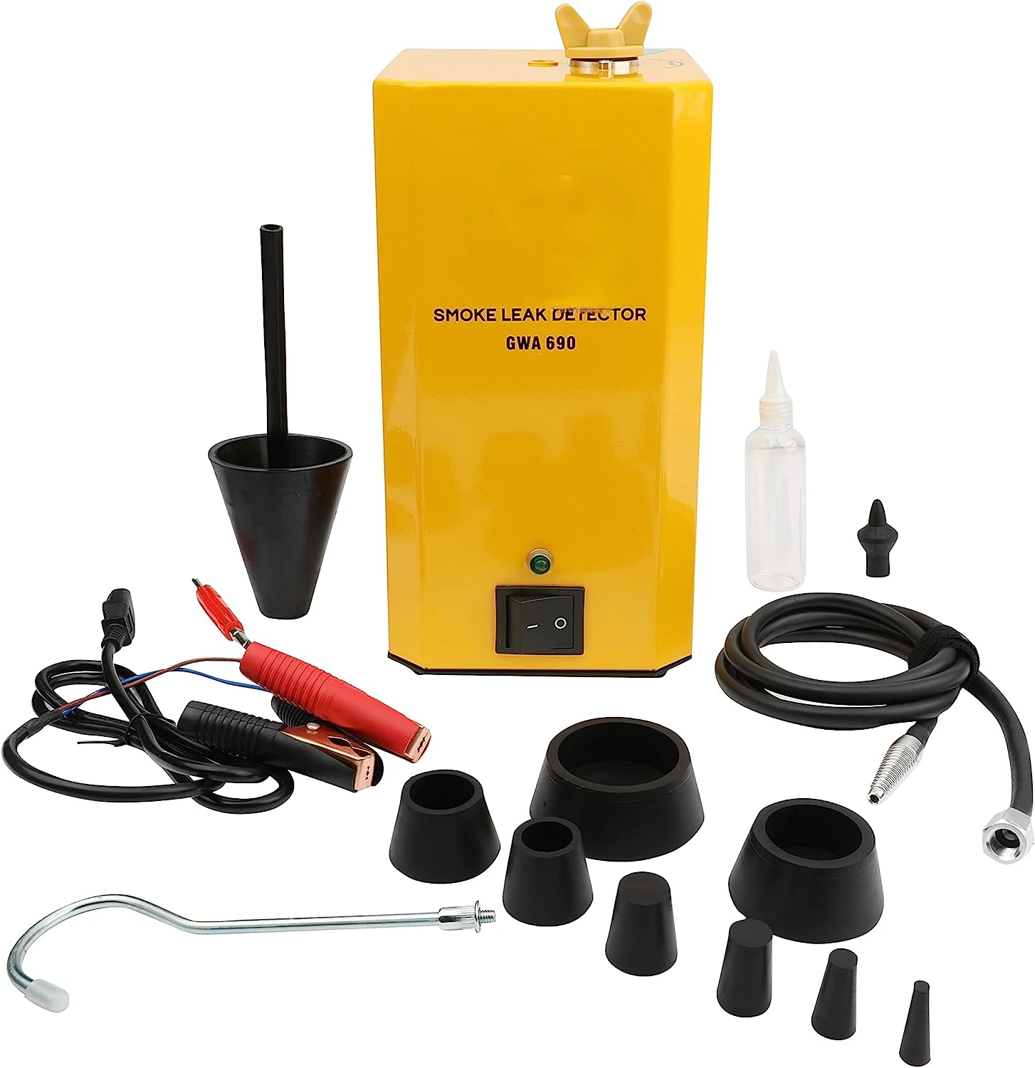 Vacuum Smoke Diagnostic Tester - Compatible with 12V Cars, Trucks, Motorcycle, ATV, Boats, Snowmobiles - Automotive Smoke Machin
Vacuum Smoke Diagnostic Tester - Compatible with 12V Cars, Trucks, Motorcycle, ATV, Boats, Snowmobiles - Automotive Smoke Machin