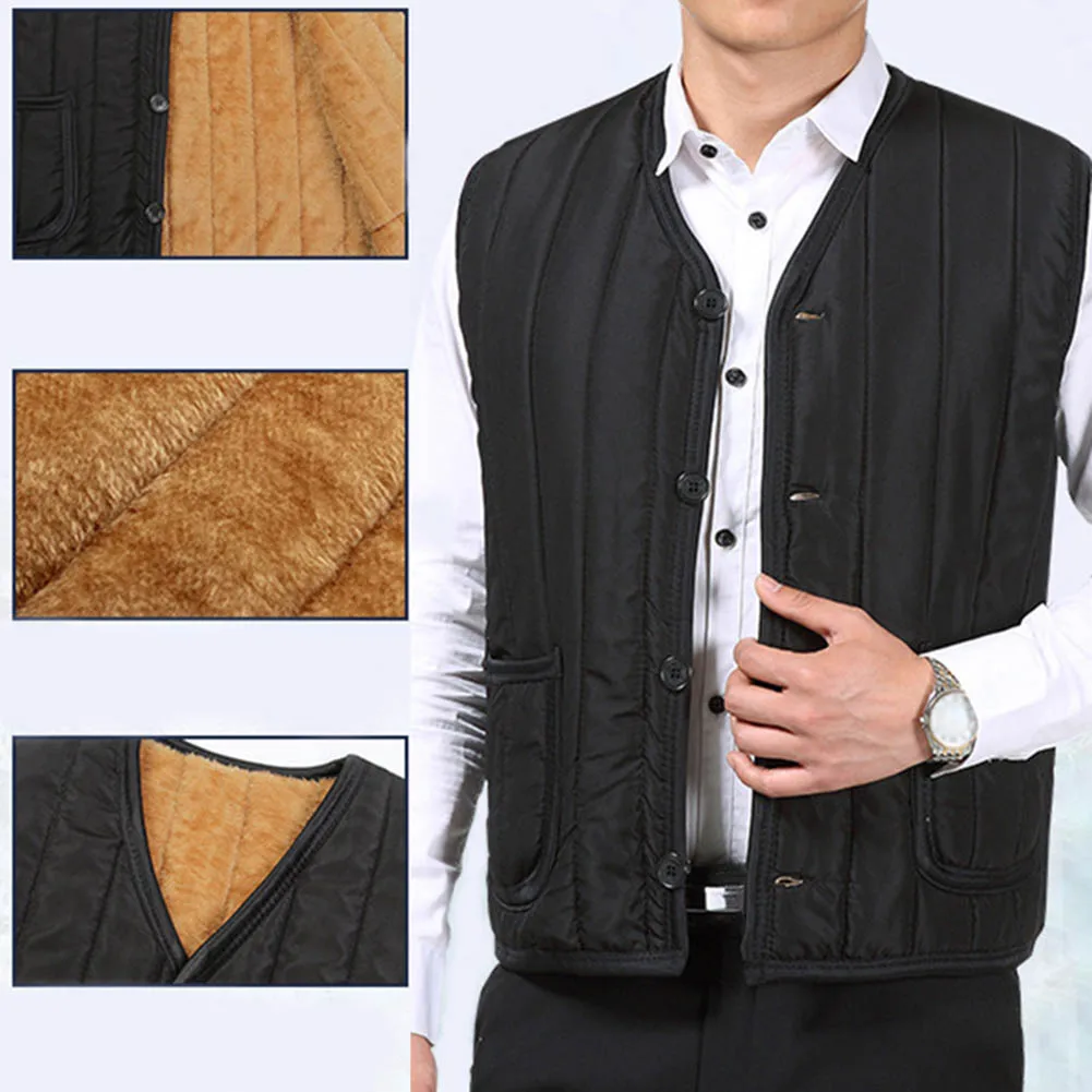 Fashion Men Father Dads Fleece Vest Coat Striped Winter Warm Waistcoat Vest Tops FS99
Fashion Men Father Dads Fleece Vest Coat Striped Winter Warm Waistcoat Vest Tops FS99