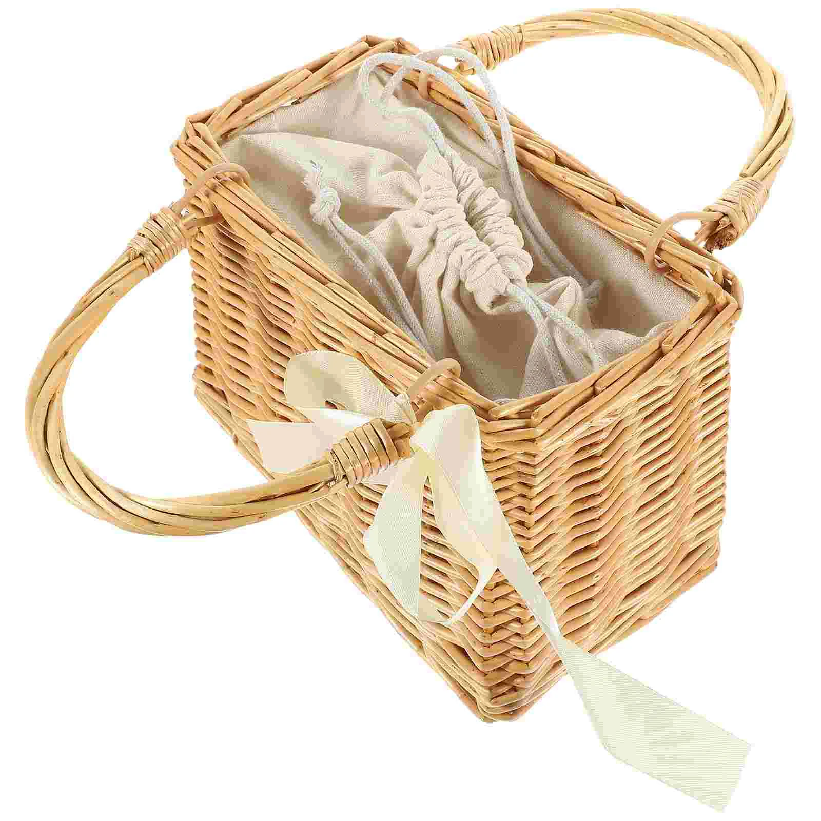 Woven Flower Basket Handbag Vegetable Carrying Wallet Flowerpot Rural Style Wicker Picnic Miss Small Cross Body
Woven Flower Basket Handbag Vegetable Carrying Wallet Flowerpot Rural Style Wicker Picnic Miss Small Cross Body