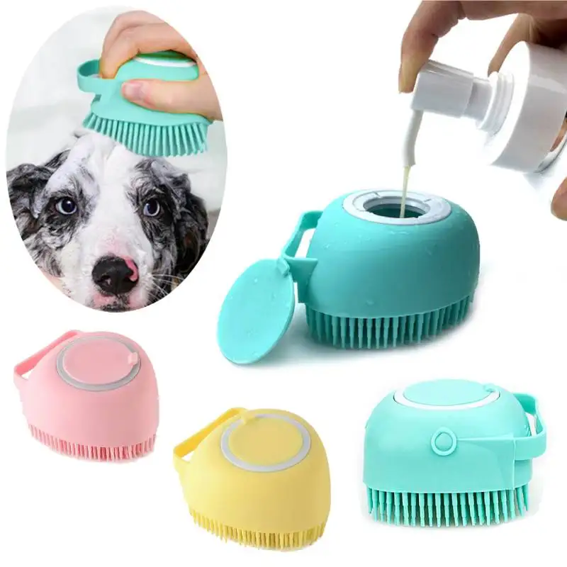 Dog Bath Brush Massage Gloves Soft Safety Silicone Comb with Shampoo Box Pet Grooming Accessories for Cats Shower Grooming Tool
Dog Bath Brush Massage Gloves Soft Safety Silicone Comb with Shampoo Box Pet Grooming Accessories for Cats Shower Grooming Tool