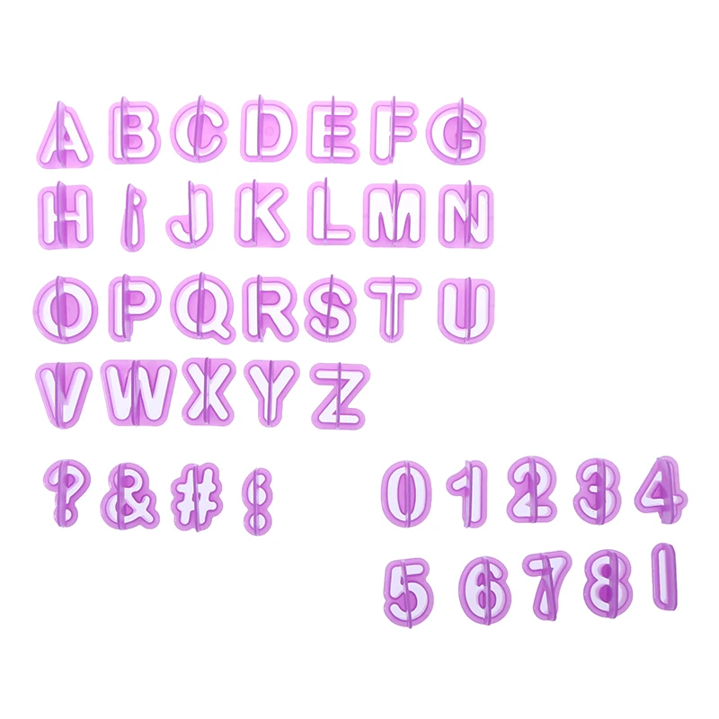 40pcs Figure Letter Alphabet Cake Molds Cookie Cutter DIY Fondant Mold Number Sugar Cake Mould Baking Decorating Kitchen Tools
40pcs Figure Letter Alphabet Cake Molds Cookie Cutter DIY Fondant Mold Number Sugar Cake Mould Baking Decorating Kitchen Tools